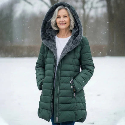 [LAST DAY SALE]-Quilted coat with fleece lining