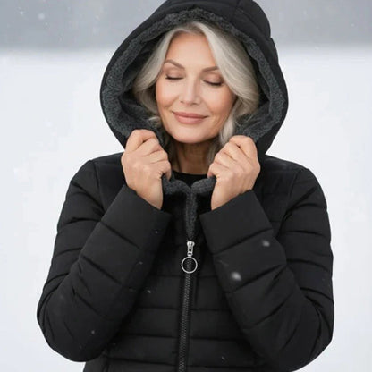 [LAST DAY SALE]-Quilted coat with fleece lining