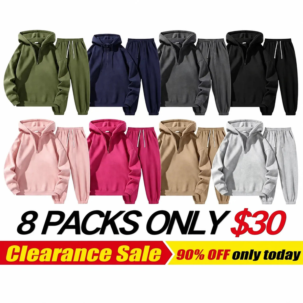 Men’s 2-Piece Vintage Knitted Tracksuit Set