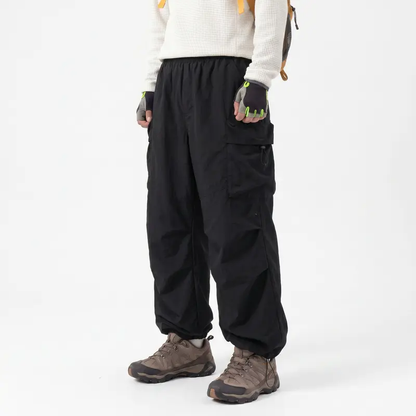 Unisex Loose-Fit Hiking Pants — Lightweight, Water-Repellent, Quick-Drying Outdoor Trousers