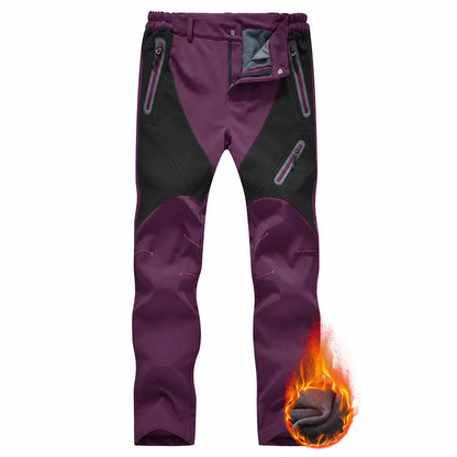 Women's Snow Pants Waterproof Fleece Ski