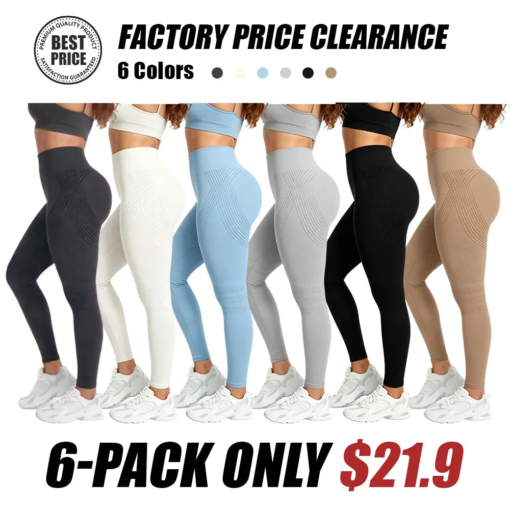 Women's High-Waisted Slimming and Hip-Lifting Yoga Pants