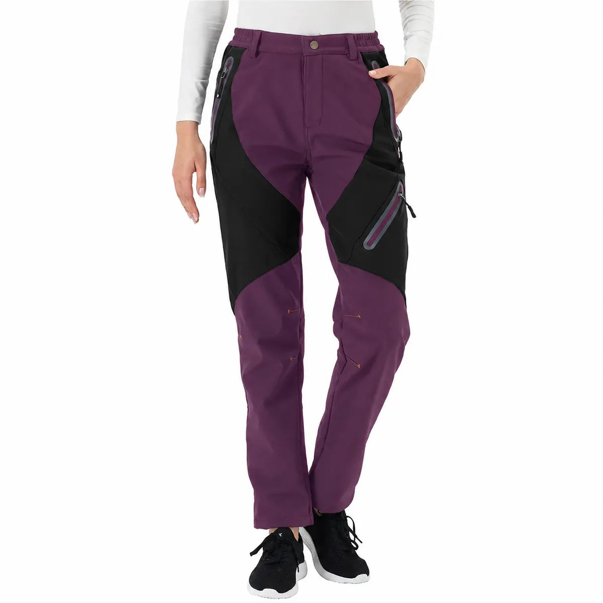 Women's Snow Pants Waterproof Fleece Ski