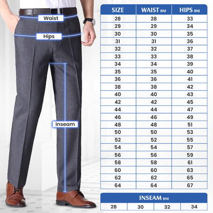 Men's Classic Ice Silk High Waist Comfort Pants