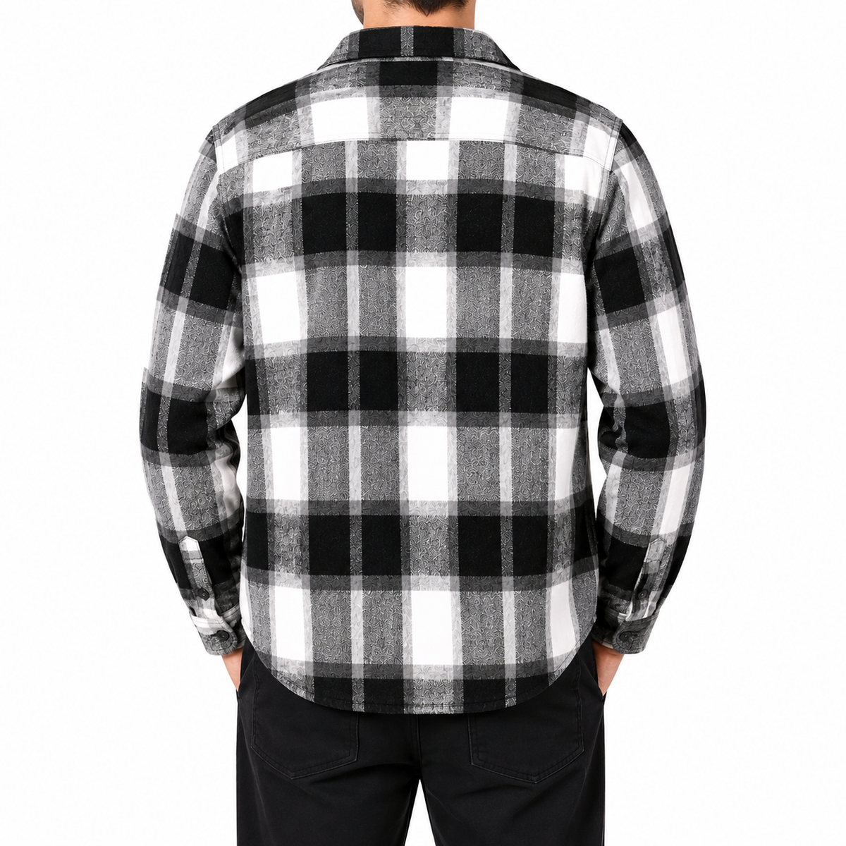 Men's Relaxed Plaid Flannel Shirt