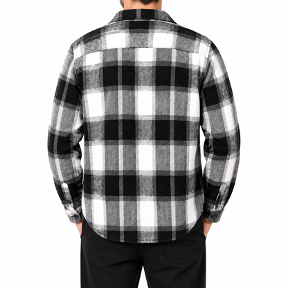Men's Relaxed Plaid Flannel Shirt