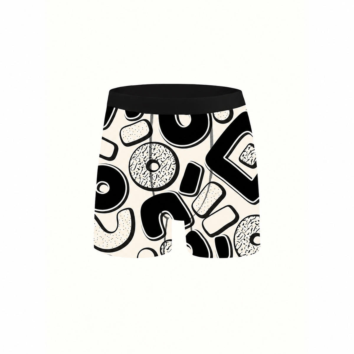 36pcs Men's Cartoon Tie-Dye Striped Boxer Briefs