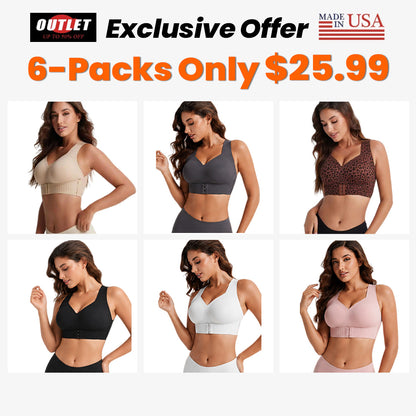 Posture Bra Wireless Seamless Molded Cups