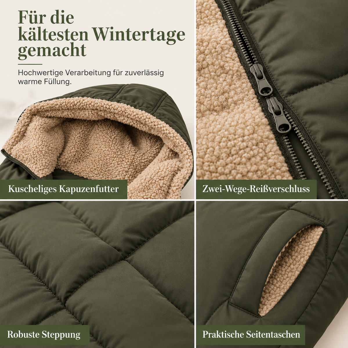 🧥 Two Looks, One Cozy Coat | Women's Reversible Hooded Padded Coat ⚡ Free Shipping
