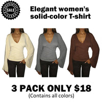 3 pack B for $18 (3 different colors)