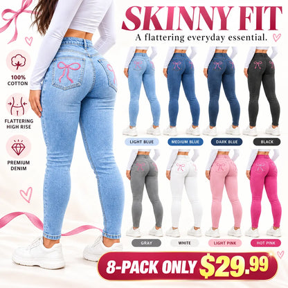 The Bow Edit High-Rise Denim Collection