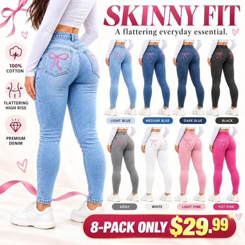 The Bow Edit High-Rise Denim Collection
