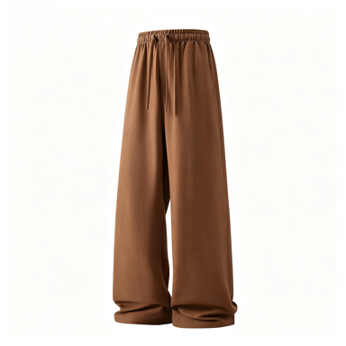 Men's Summer Lightweight Casual Retro Pants – Loose Fit Drawstring Breathable Pants for Indoor & Outdoor Wear