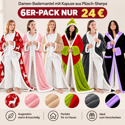 🔥 Tragbare Heizdecke mit Fußtasche aus Sherpa 🔥 Überhitzungsschutz & automatische Abschaltung