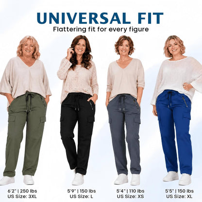 Women's Stretch Multi-Pocket Cargo Pants