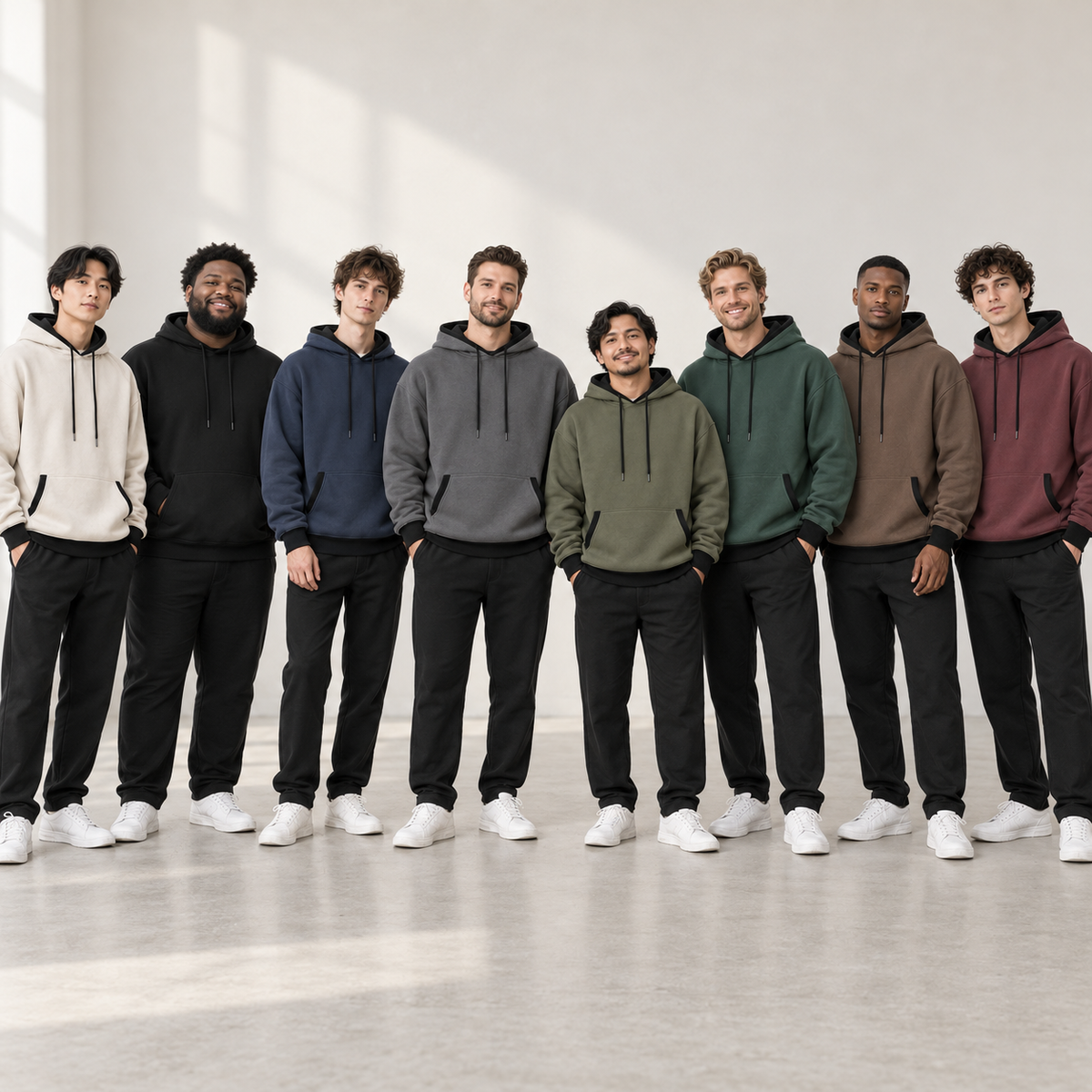 Men's Relaxed-Fit Pullover Hoodie