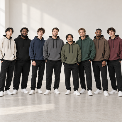 Men's Relaxed-Fit Pullover Hoodie