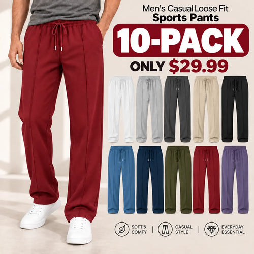 Men's Casual Loose Fit Sports Pants