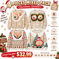 4-Piece Mixed Pack * Gray