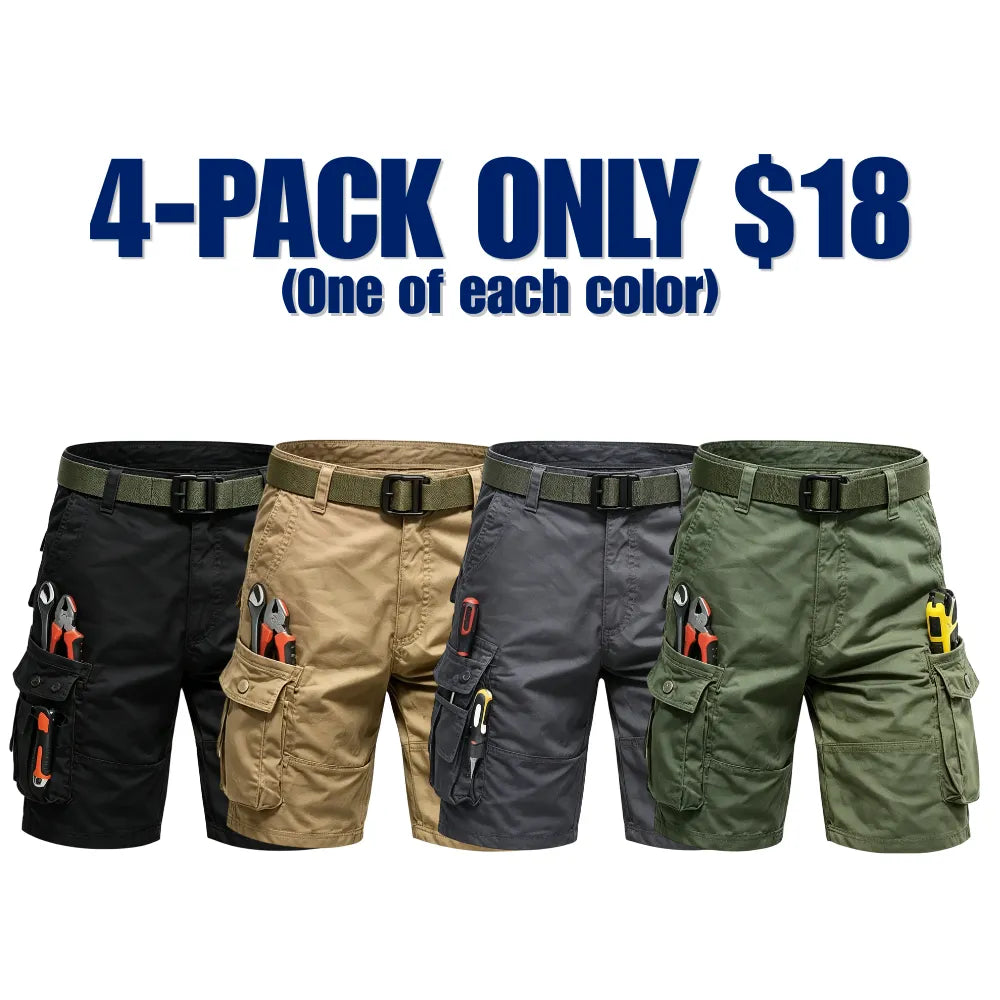 Men's Casual Cargo Pants with Multiple Pockets