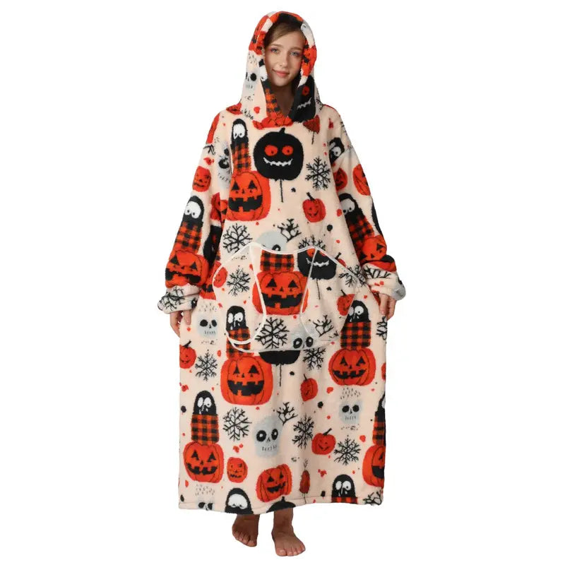 🔥 TODAY ONLY SALE! Msrlassn Oversized Sherpa Wearable Hoodie Blanket – Ultra-Soft, Warm & Cozy | Limited-Time Deal