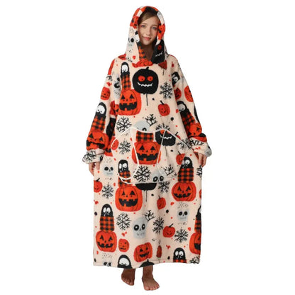 🔥 TODAY ONLY SALE! Msrlassn Oversized Sherpa Wearable Hoodie Blanket – Ultra-Soft, Warm & Cozy | Limited-Time Deal