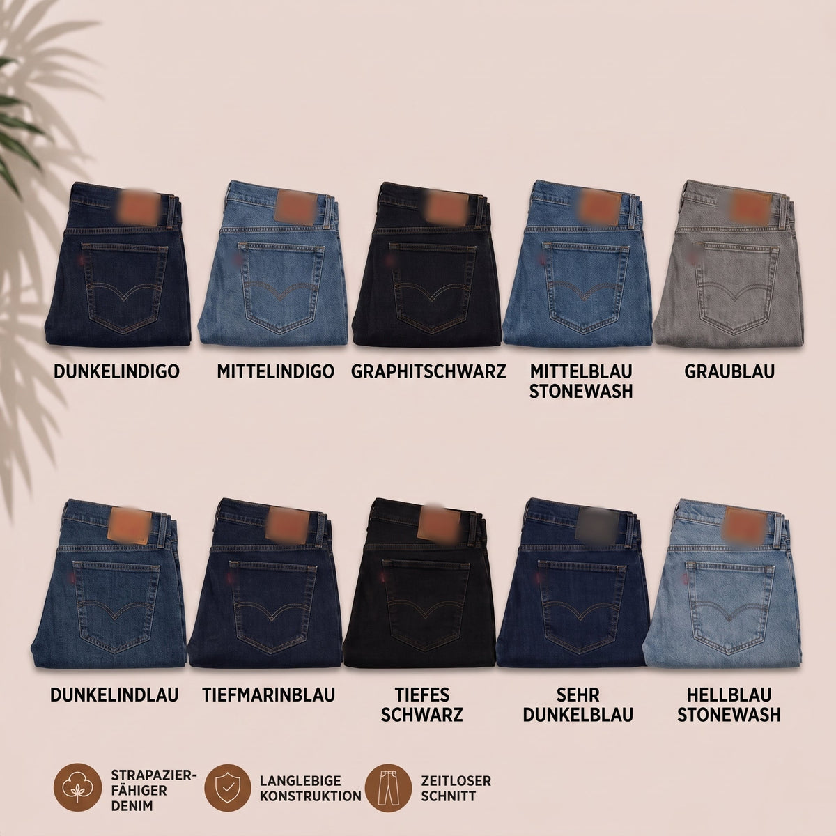 Original Fit Jeans – Robuste Arbeitshose für Herren
