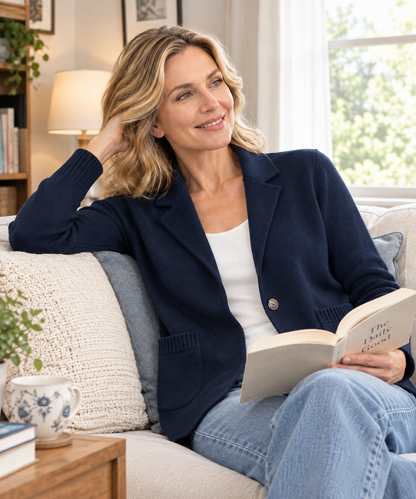 🤲Women's Lapel Collar Knit Cardigan