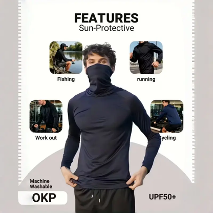 Unisex 6-Pack Slim Fit Hoodie Pullovers – Lightweight UPF Sun Protection Soft Breathable Casual Long Sleeve Tops