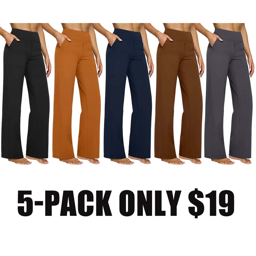 Women's Relaxed Wide-Leg Comfort Pants