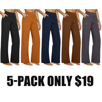 Women's Relaxed Wide-Leg Comfort Pants