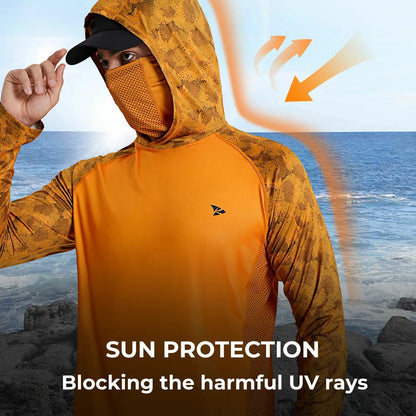 ☀️Men's UPF 50+ Sun Protection Hoodie with UV Detection