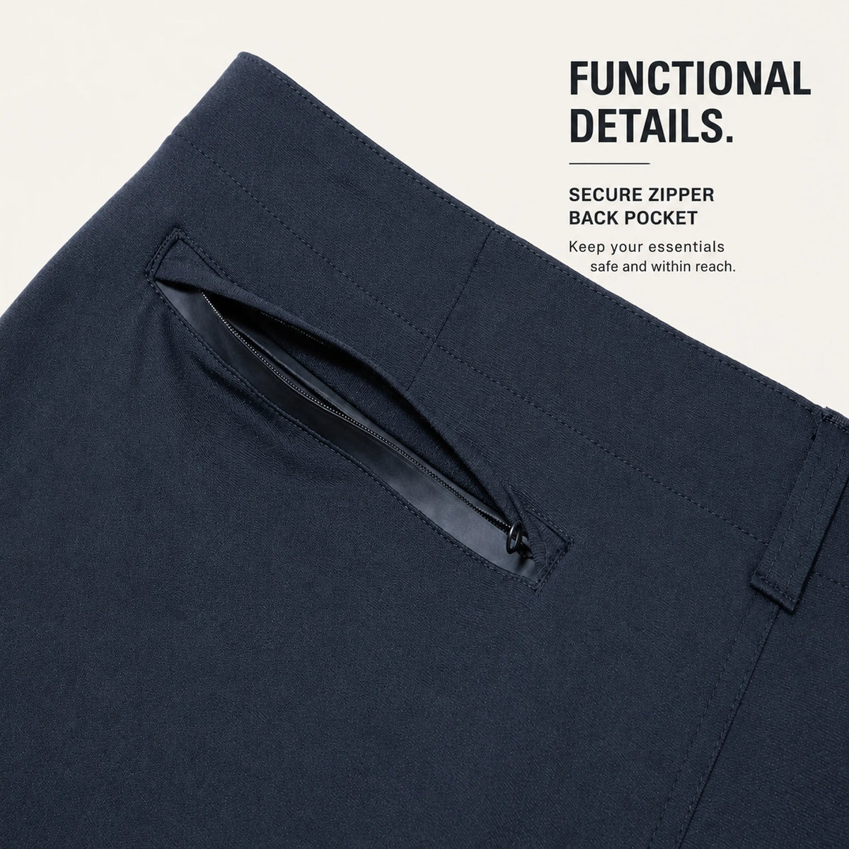 Men's Slim Fit Dress Pants with Flex Stretch Fabric