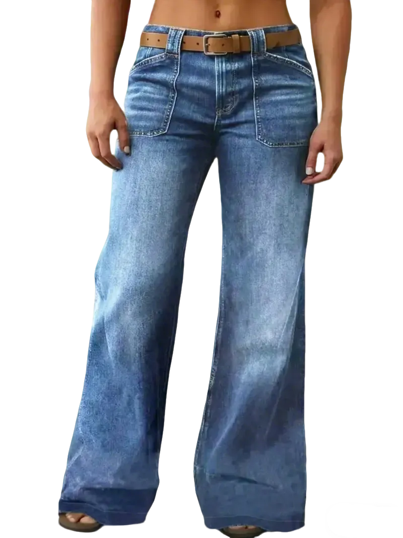 Women's Loose Straight Leg Denim Jeans