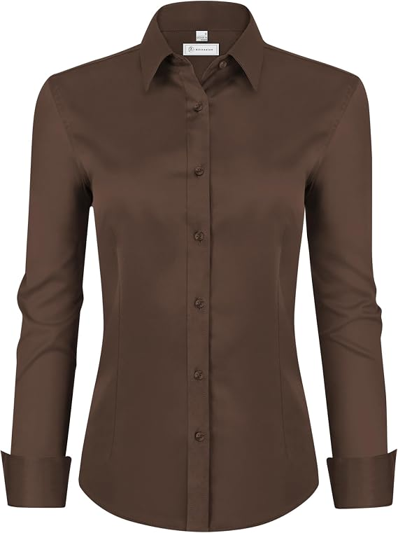 【LAST DAY SALE】Women Classic-Fit Dress Shirts