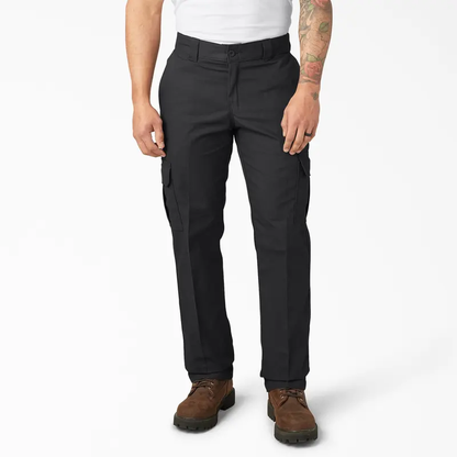 Men's Flex Cargo Pants – Regular Fit Straight Leg with Expandable Pockets