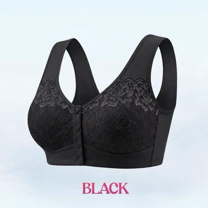🔥Last Day💥Front Closure Breathable Cotton Lifting Bra for Senior