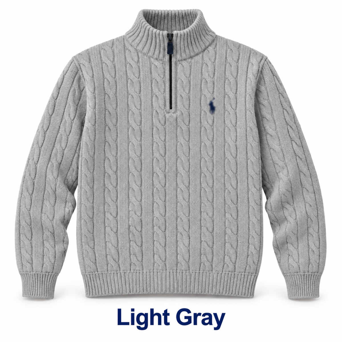 🍂 Men's Classic Quarter-Zip Cable-Knit Sweaters 🔥 Everyday Comfort | Clearance Bundle Deal