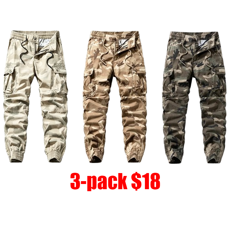 Men's Summer Lightweight Camouflage Cargo Pants – International shipping available