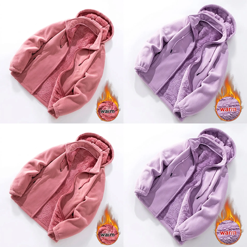 Women's 4-Pack Warm Fleece Jacket – International shipping available