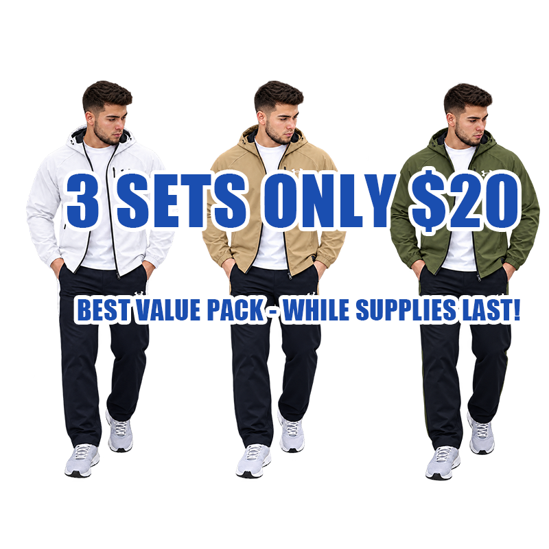 🔥Men's 2-Piece All-Weather Performance Tracksuit