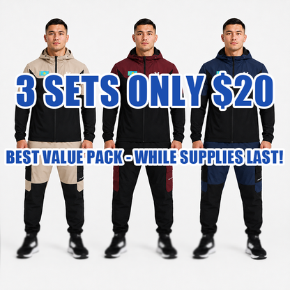 P💯Men's 2-Piece All-Weather Performance Tracksuit