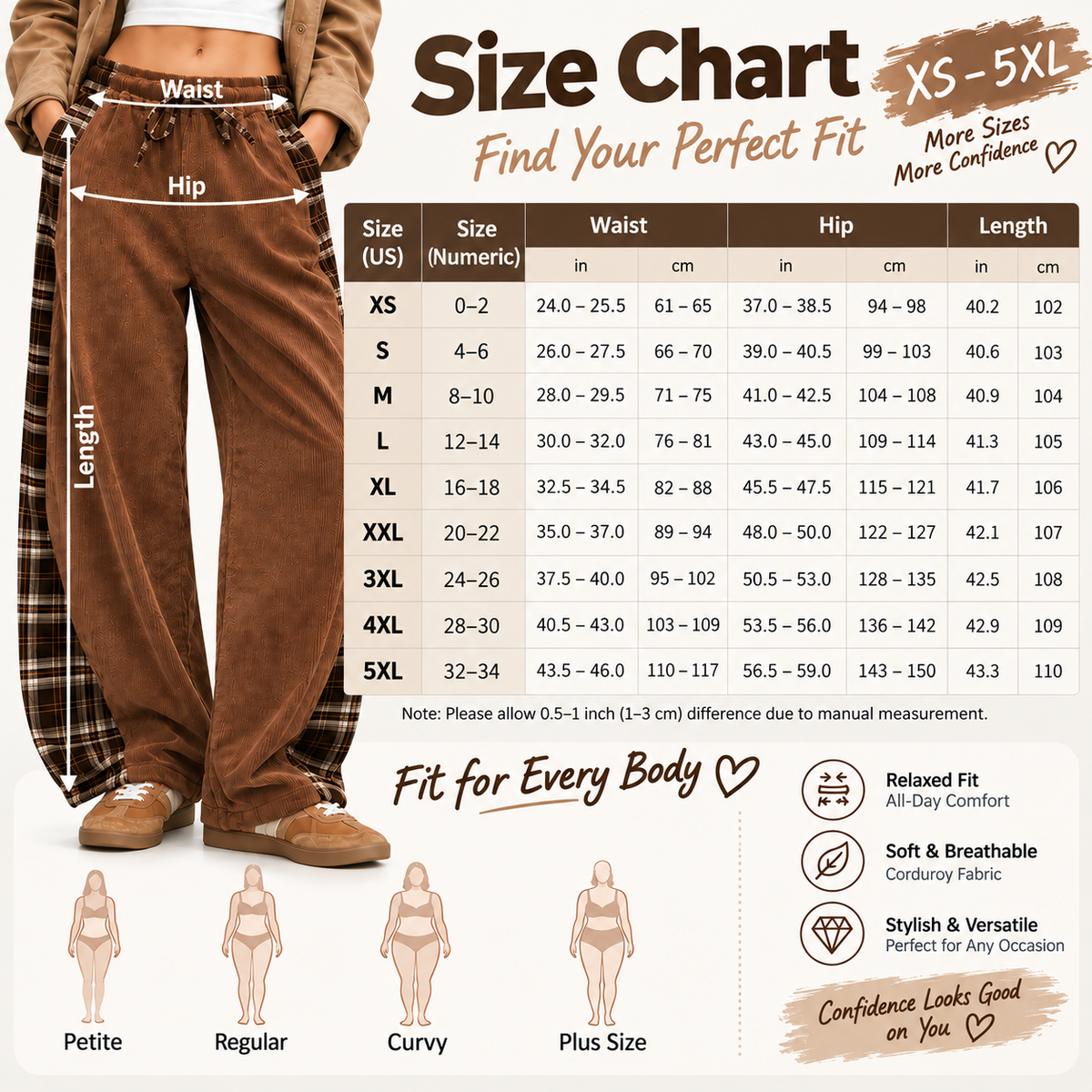 Women's Corduroy Barrel Pants🍂 FALL SPECIAL | 4 FOR ONLY $18.99! | BEST VALUE: 9 FOR ONLY $24.95
