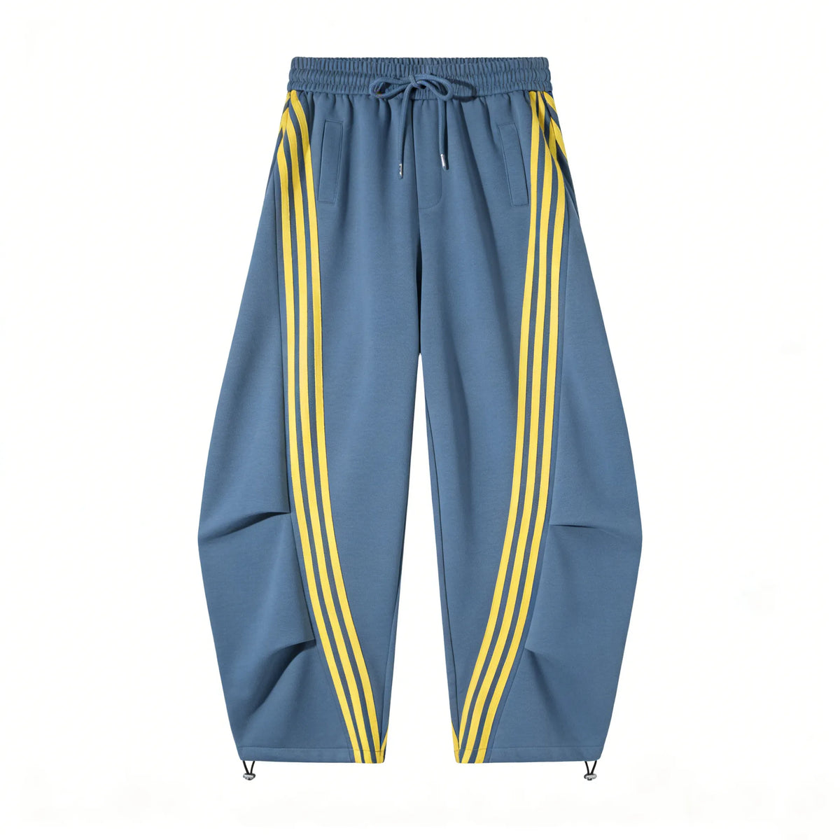 Flooo Loose Wide Leg Striped Track Pants