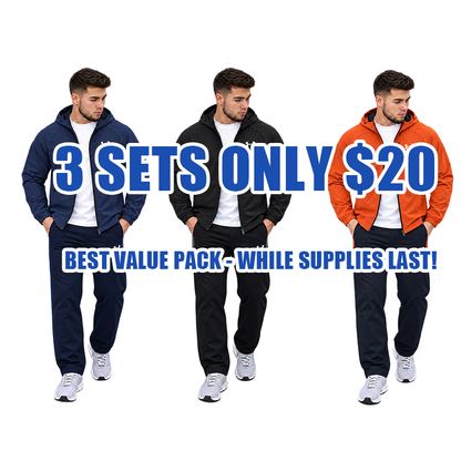 🔥Men's 2-Piece All-Weather Performance Tracksuit