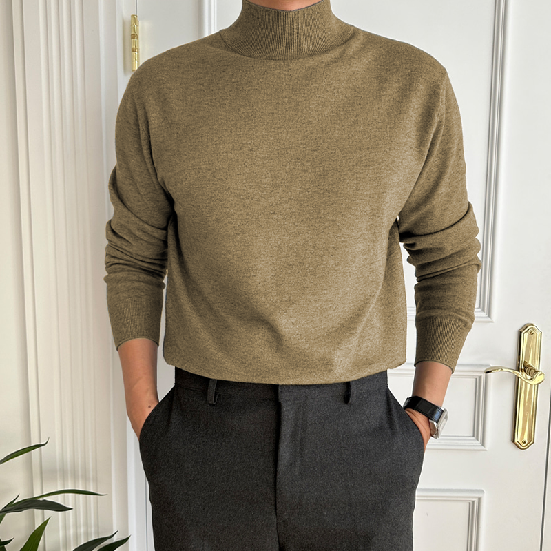 NEW🔥 Men's Cashmere Business Basic Sweater