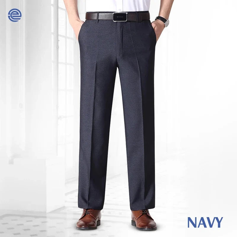 Men's Classic Ice Silk High Waist Comfort Pants