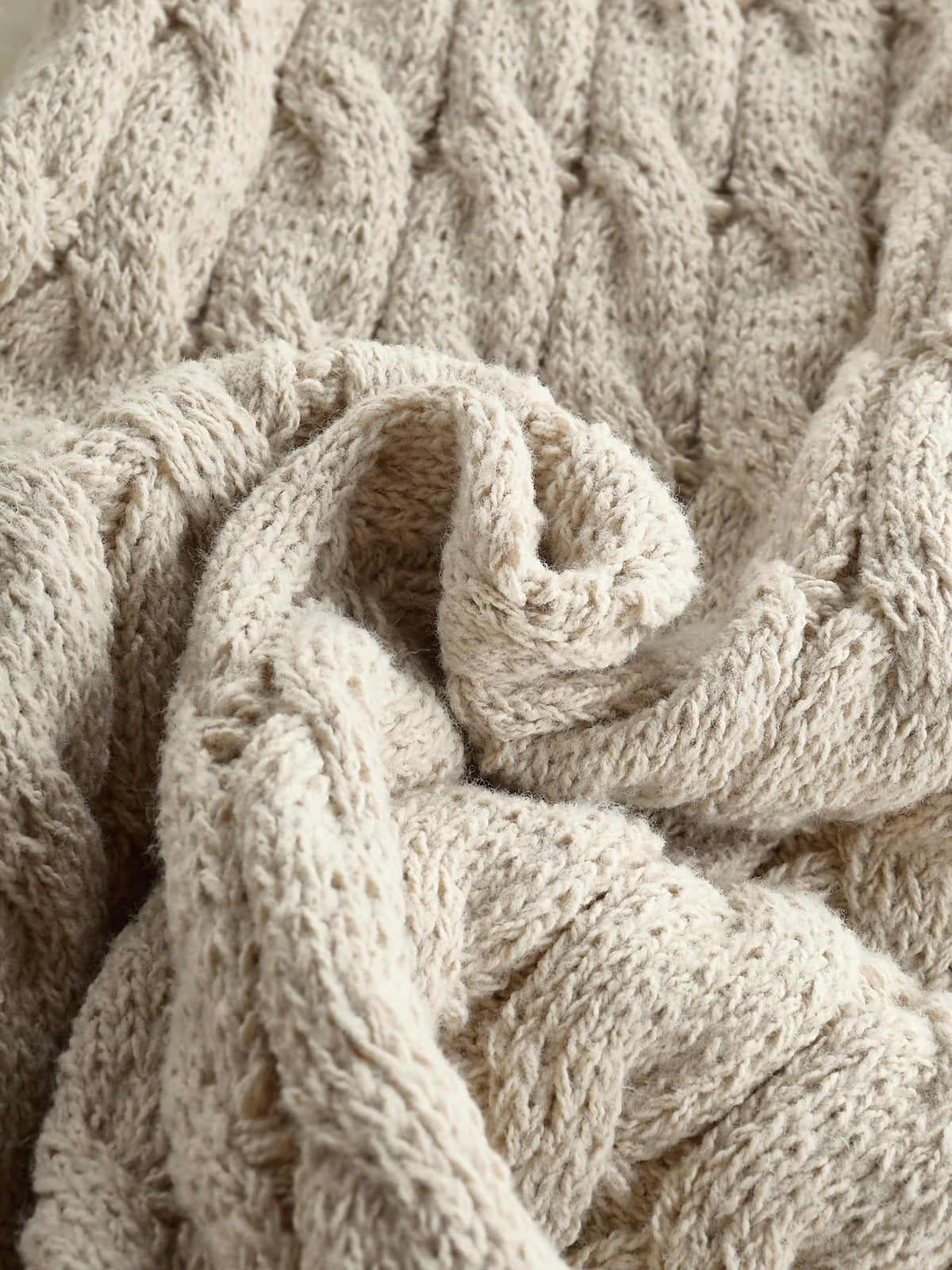 ⚡ Letzter Tag des Angebots – Damen-Longcardigan aus extrafeiner Merinowolle und Kaschmir mit Zopfmuster
