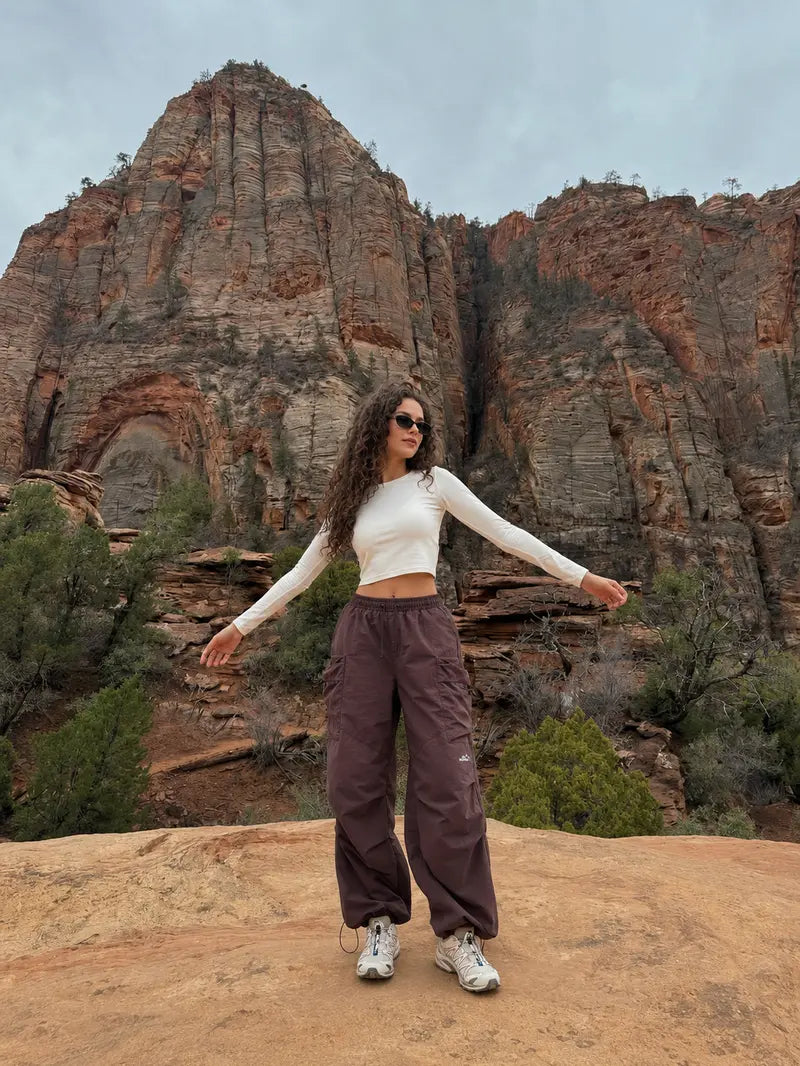 Unisex Loose-Fit Hiking Pants - Lightweight Water-Resistant Quick-Dry Outdoor Pants