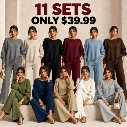🤲New Arrivals🔥Hot Sale Soft Cashmere Casual Sweater Suit